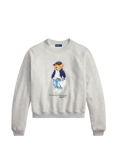 Felpa donna girocollo Polo Bear POLO RALPH LAUREN | 211A96185001